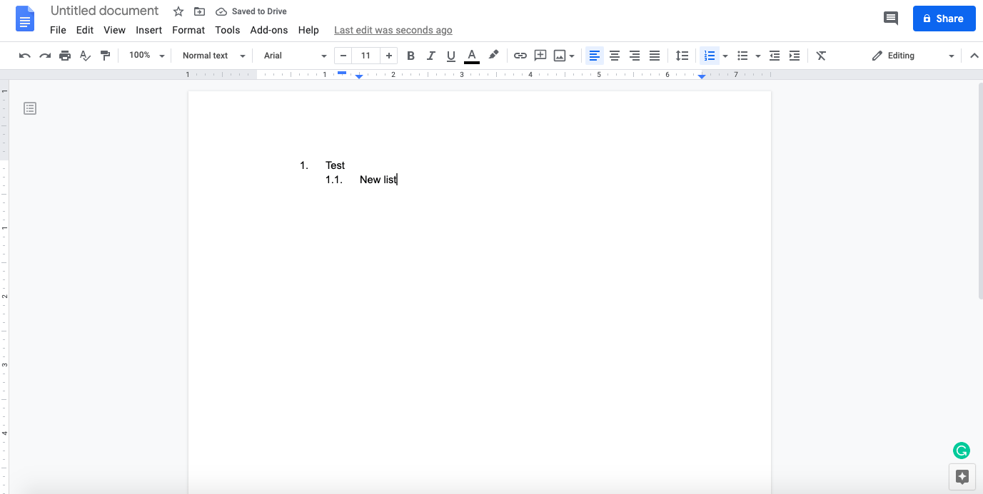 How to use google docs numbered list google docs tips google drive tips