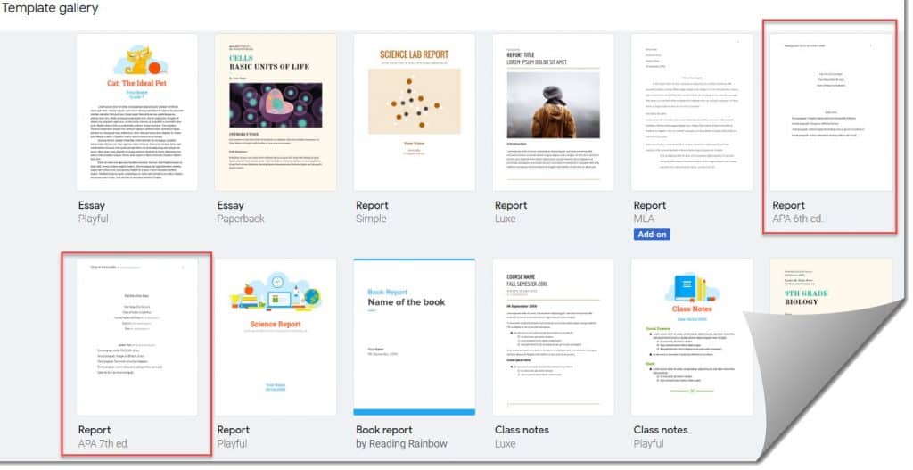 APA Format Template Google Docs Google Docs Tips Google Drive Tips