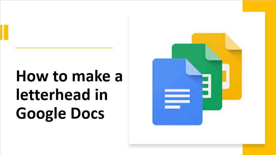 How To Make A Letterhead In Google Docs Google Docs Tips Google