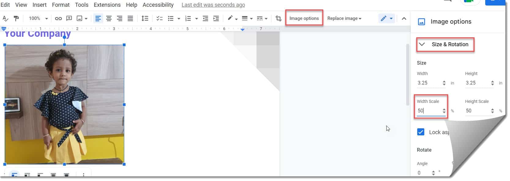 How to center an image in google docs google docs tips google drive