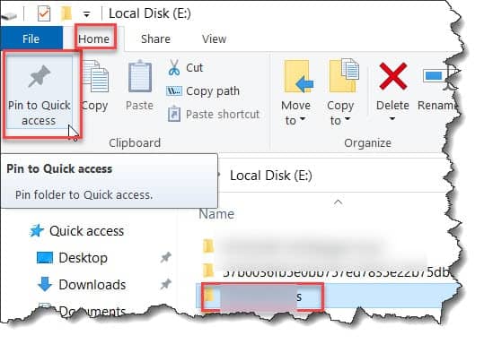 How to add Google Drive to Quick Access