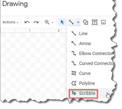 How to draw lines in Google Docs
