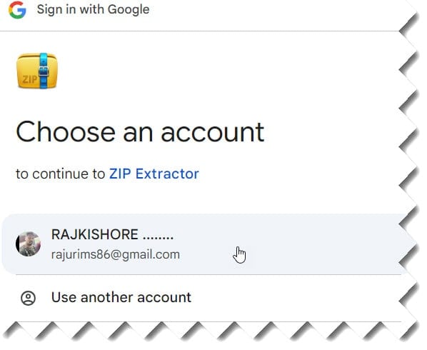 zip extractor google drive